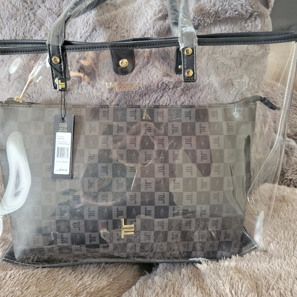 BRAND NEW LONDON FOG TOTE AND INNER BAG